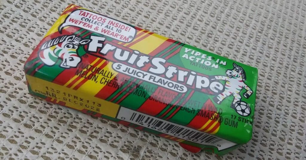 Fruit Stripe Gum History Faq Commercials Snack History