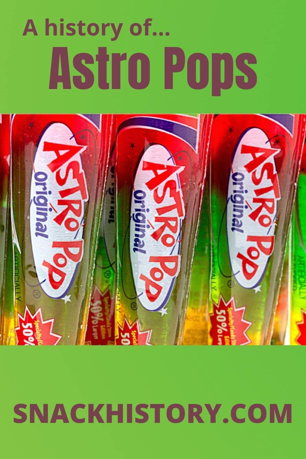 Astro Pops History Flavors And Commercials Snack History