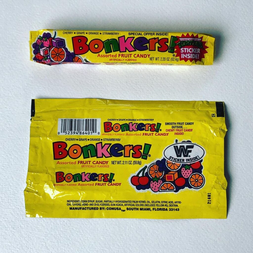 Bonkers Candy (History, Flavors & Commercials) - Snack History