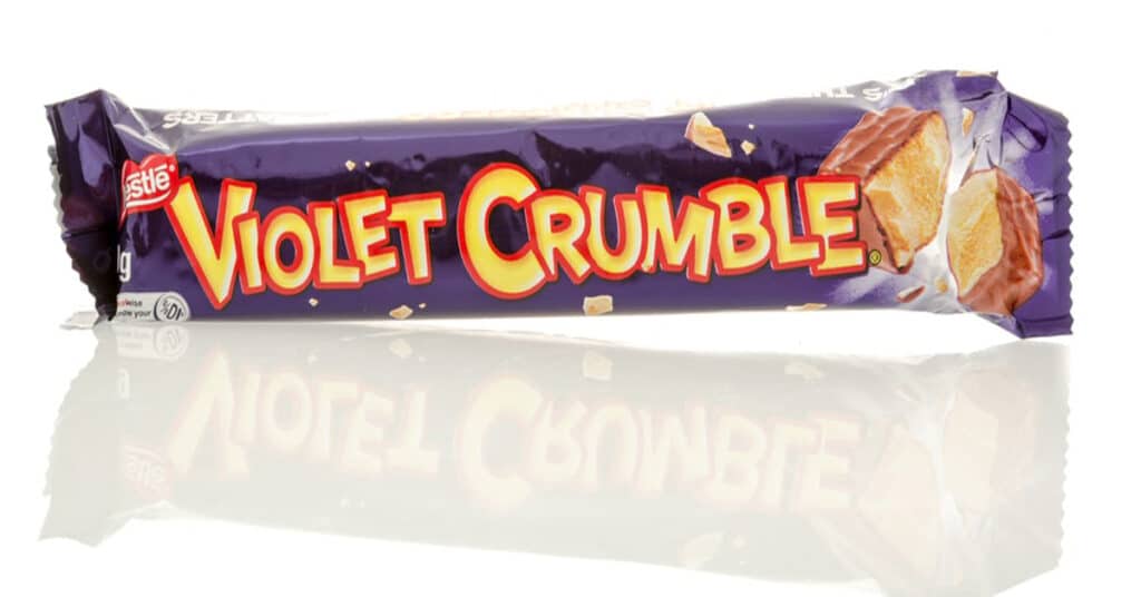 Violet Crumble (History, Marketing & Commercials) - Snack History