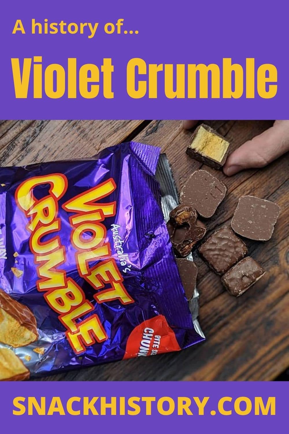 Violet Crumble (History, Marketing & Commercials) - Snack History