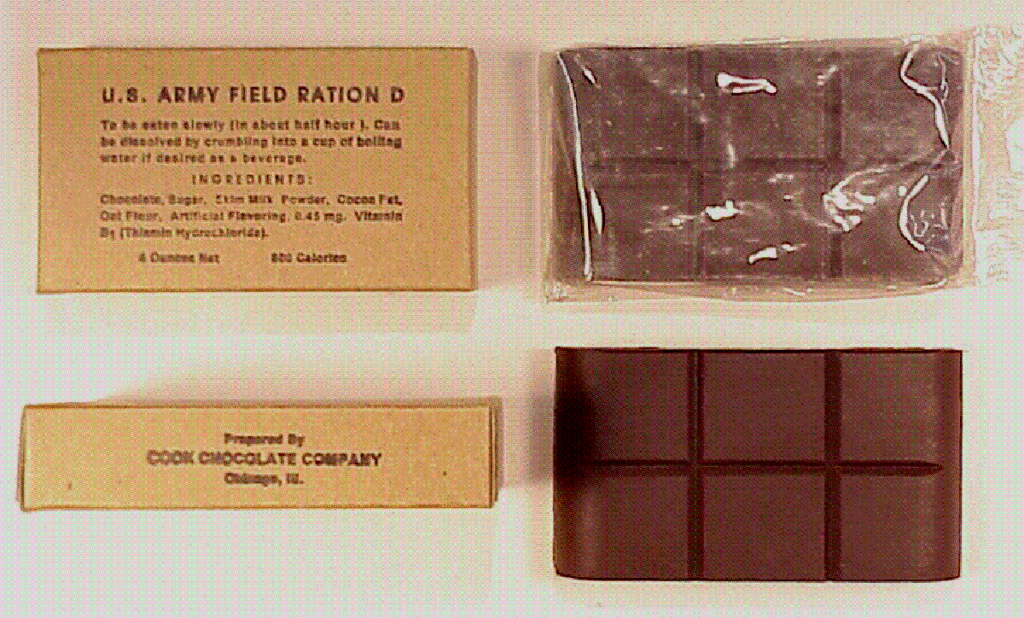 Ration D Bar (History, Ingredients & Pictures) - Snack History