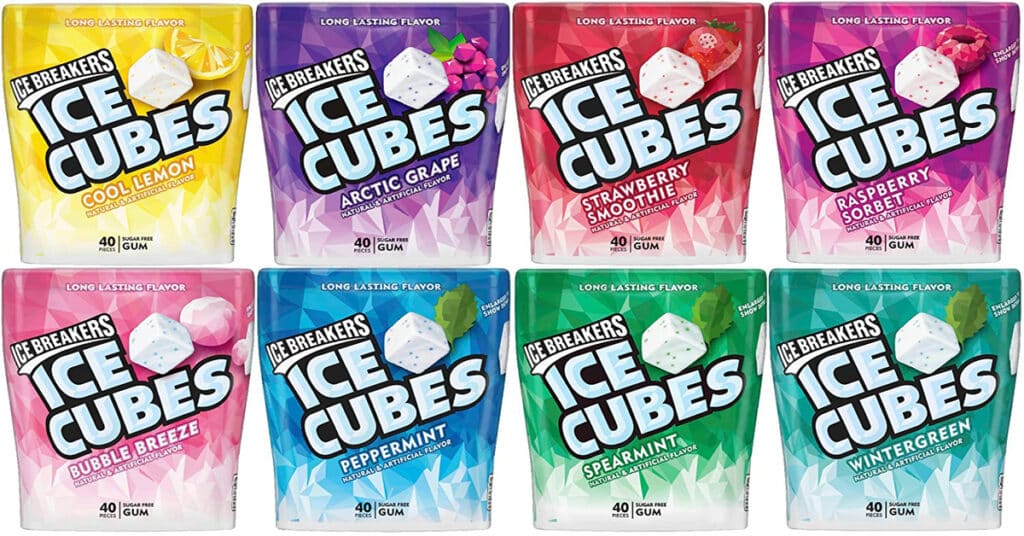 Ice Cubes Gum (History, Marketing & Commercials) - Snack History