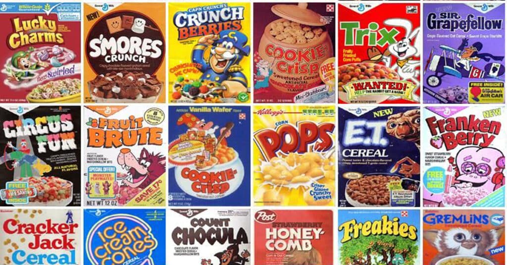 80s Cereal Sweet and Crunchy Childhood memories Snack History