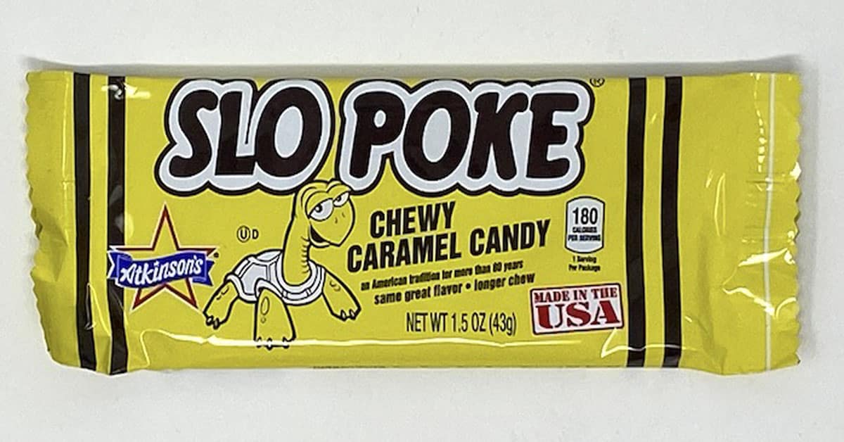 Slo Poke Delicious Real Caramel Candy Bar 