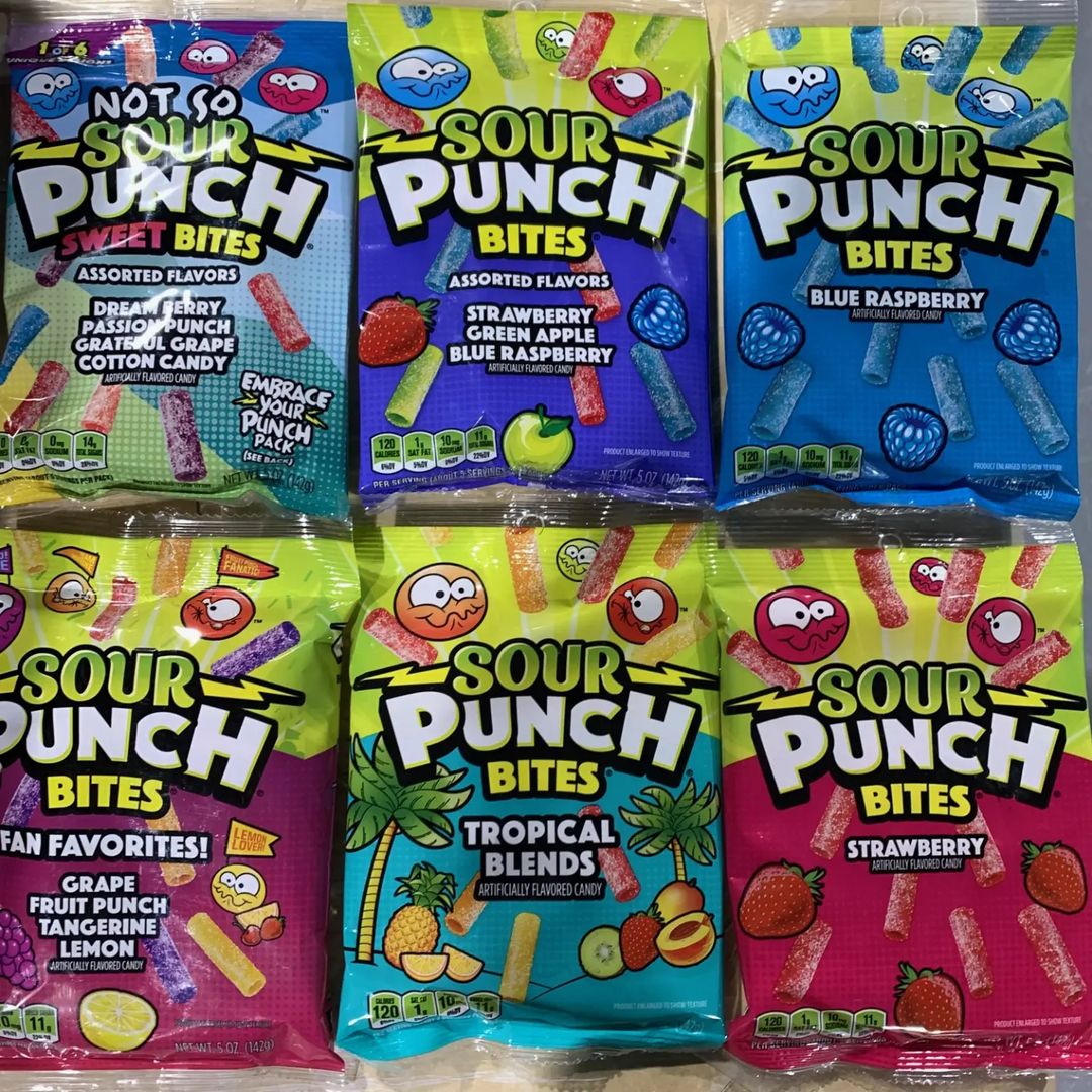 Sour Punch Bites Snack History 4639