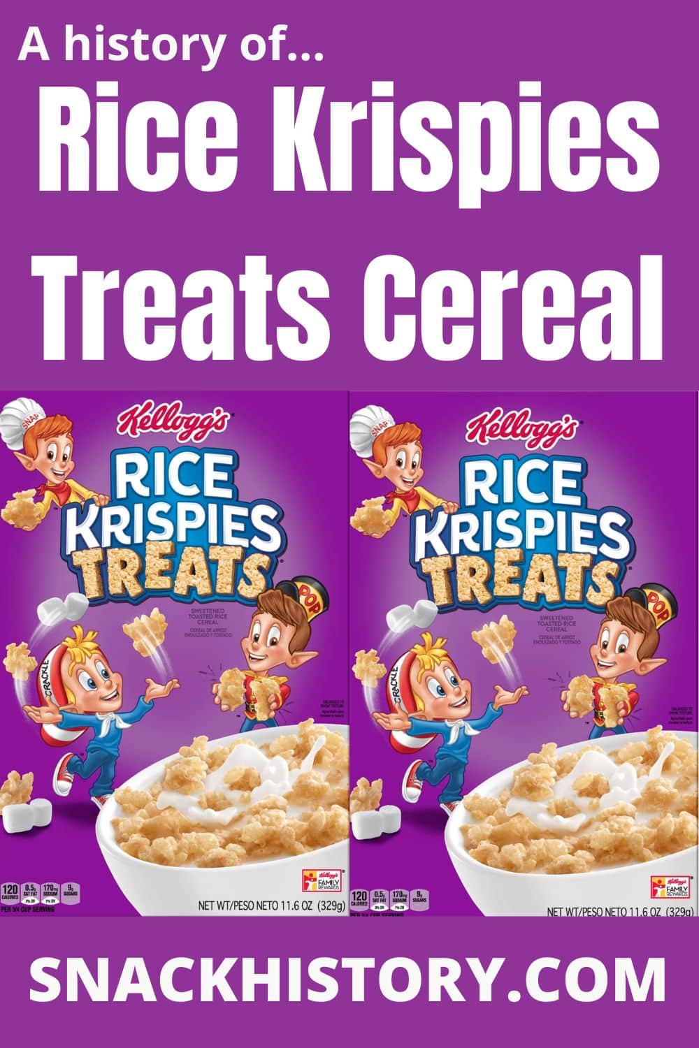 Rice Krispies Treats Cereal - Snack History