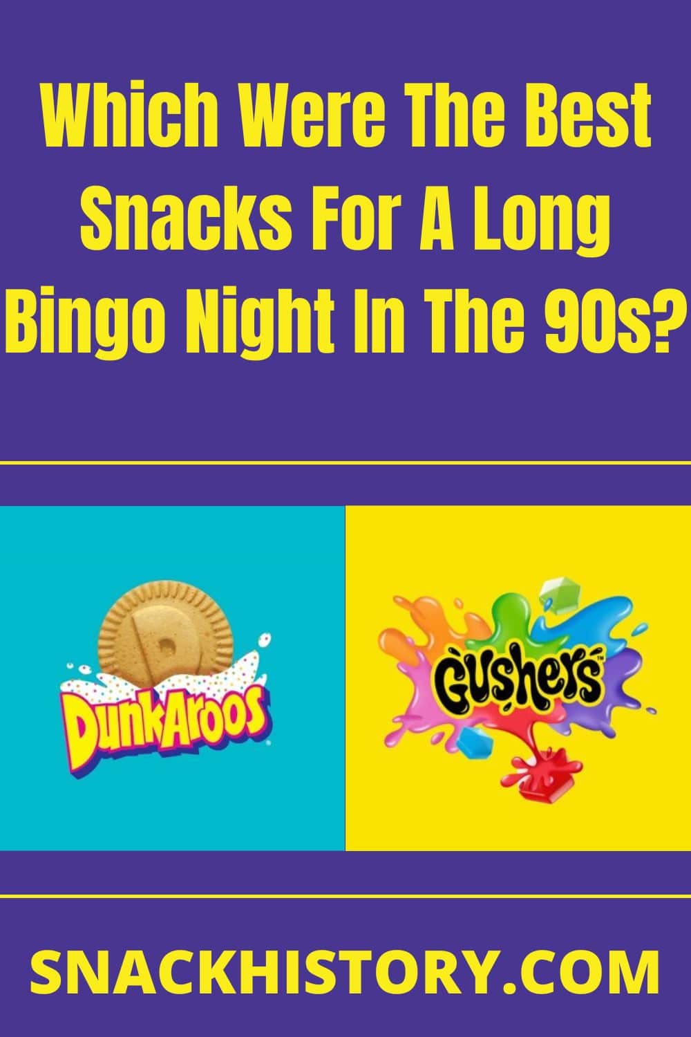 Which Were The Best Snacks For A Long Bingo Night In The 90s? - Snack ...