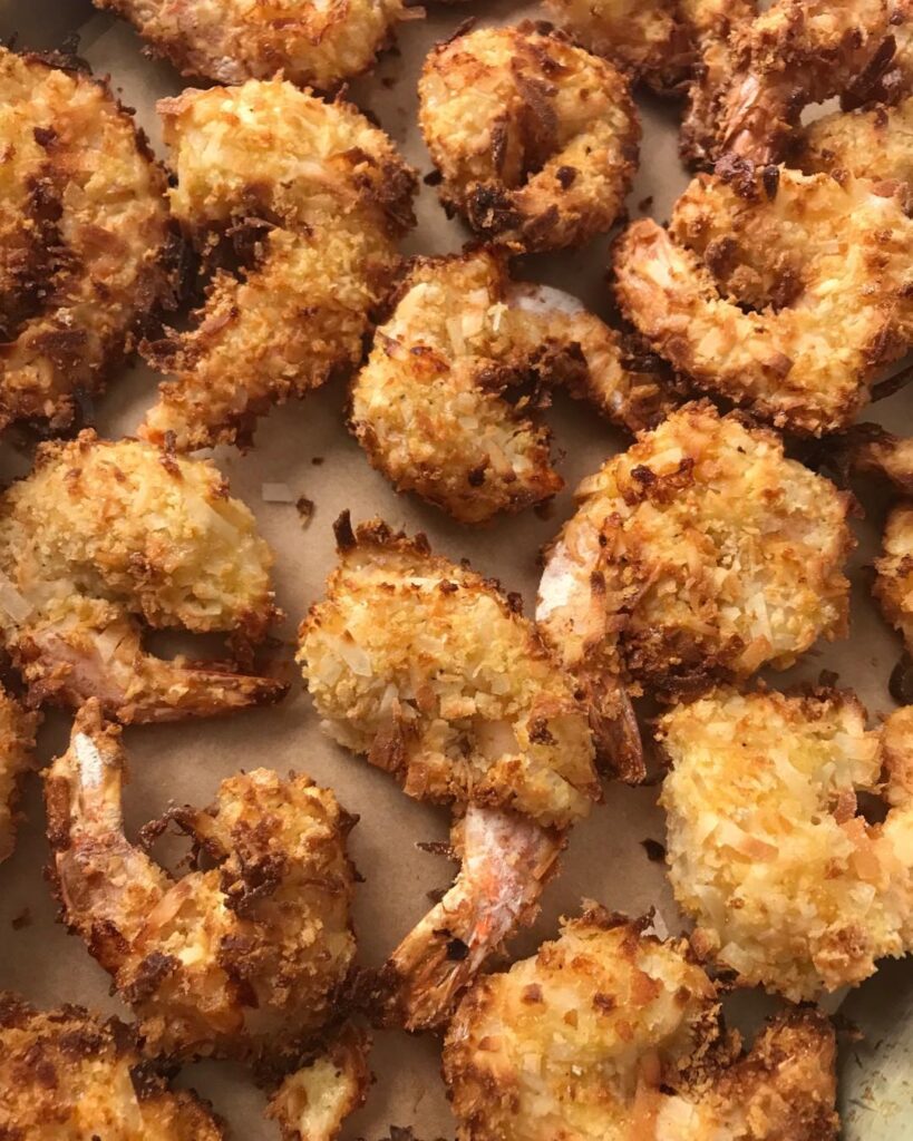 Air-fried Coconut Shrimp